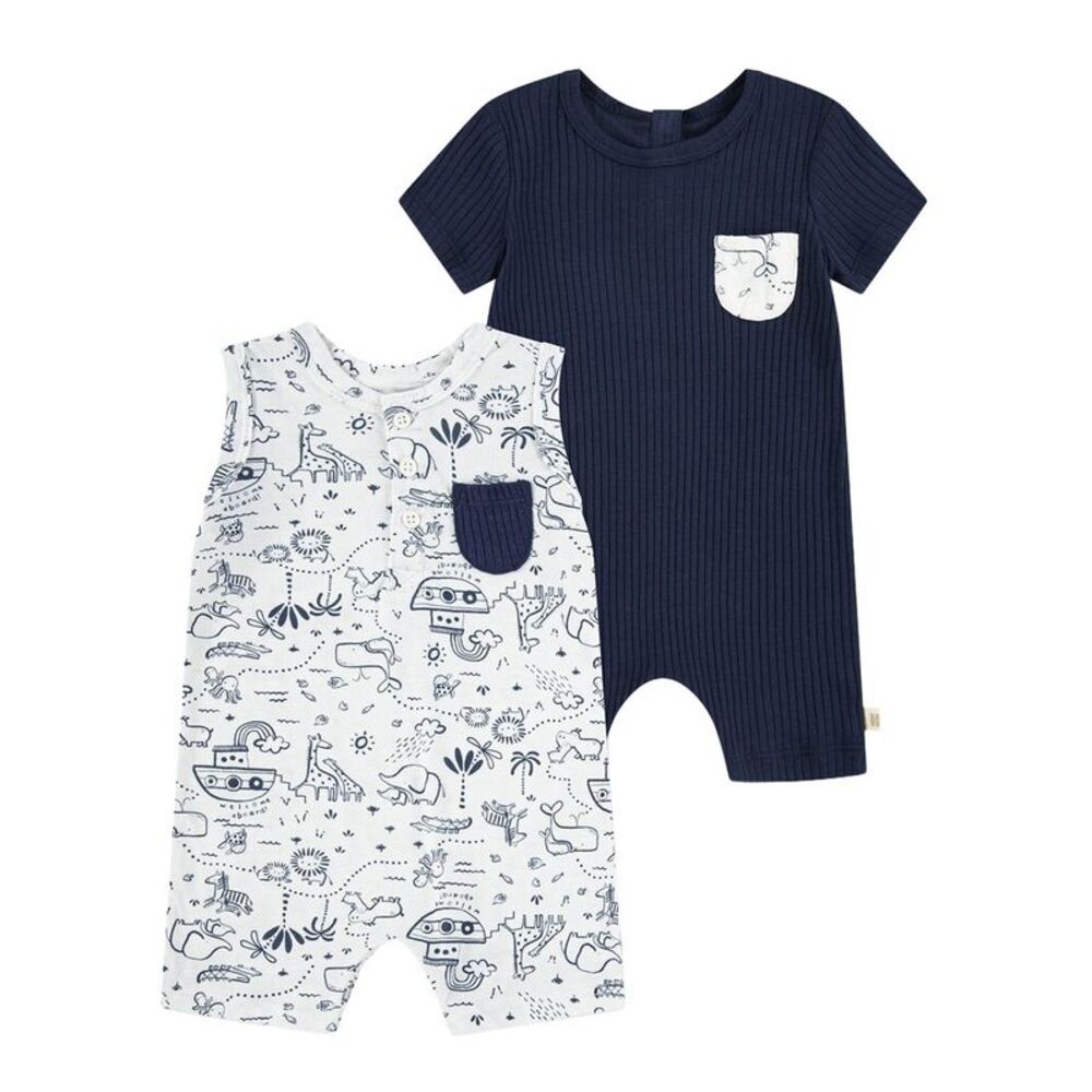 Huggies  2Pc Romper Set, White